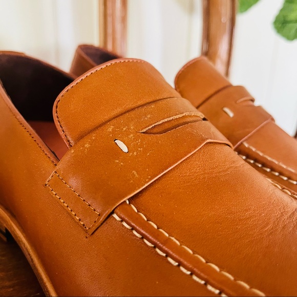 🌱 BARED Sz 41 ‘Mercury’ Tan Loafers - As New - Comfort - Leather - Picture 7 of 10